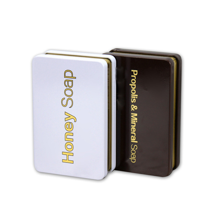 rectangular soap tin box